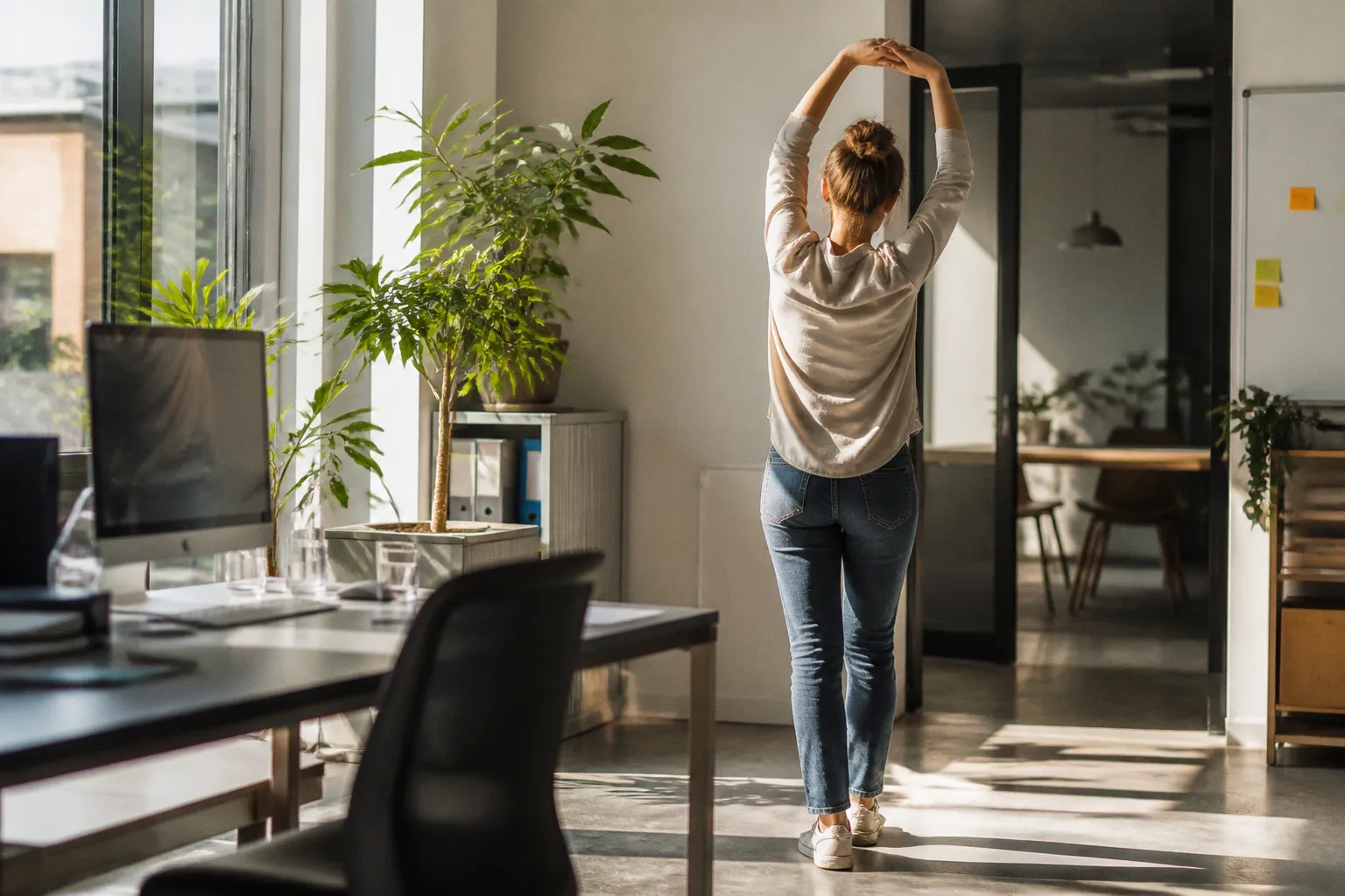 Kurze Bewegungspausen im Büro: So halten Sie Ihren Stoffwechsel trotz Schreibtischjob aktiv