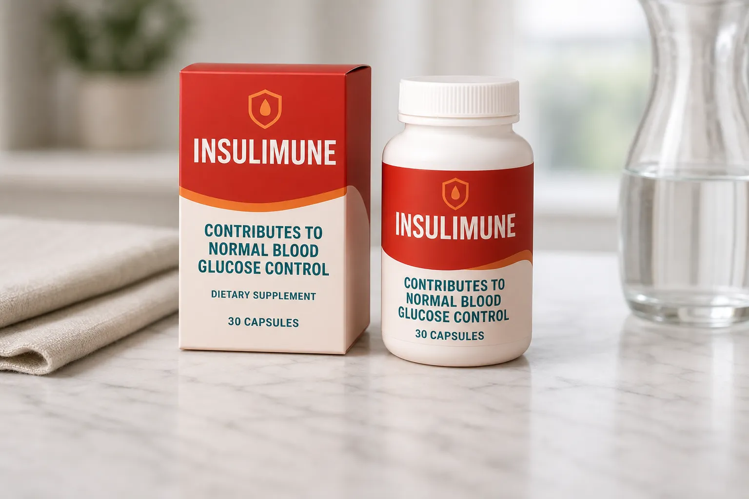 Insulimune + — Verpackung im Alltag