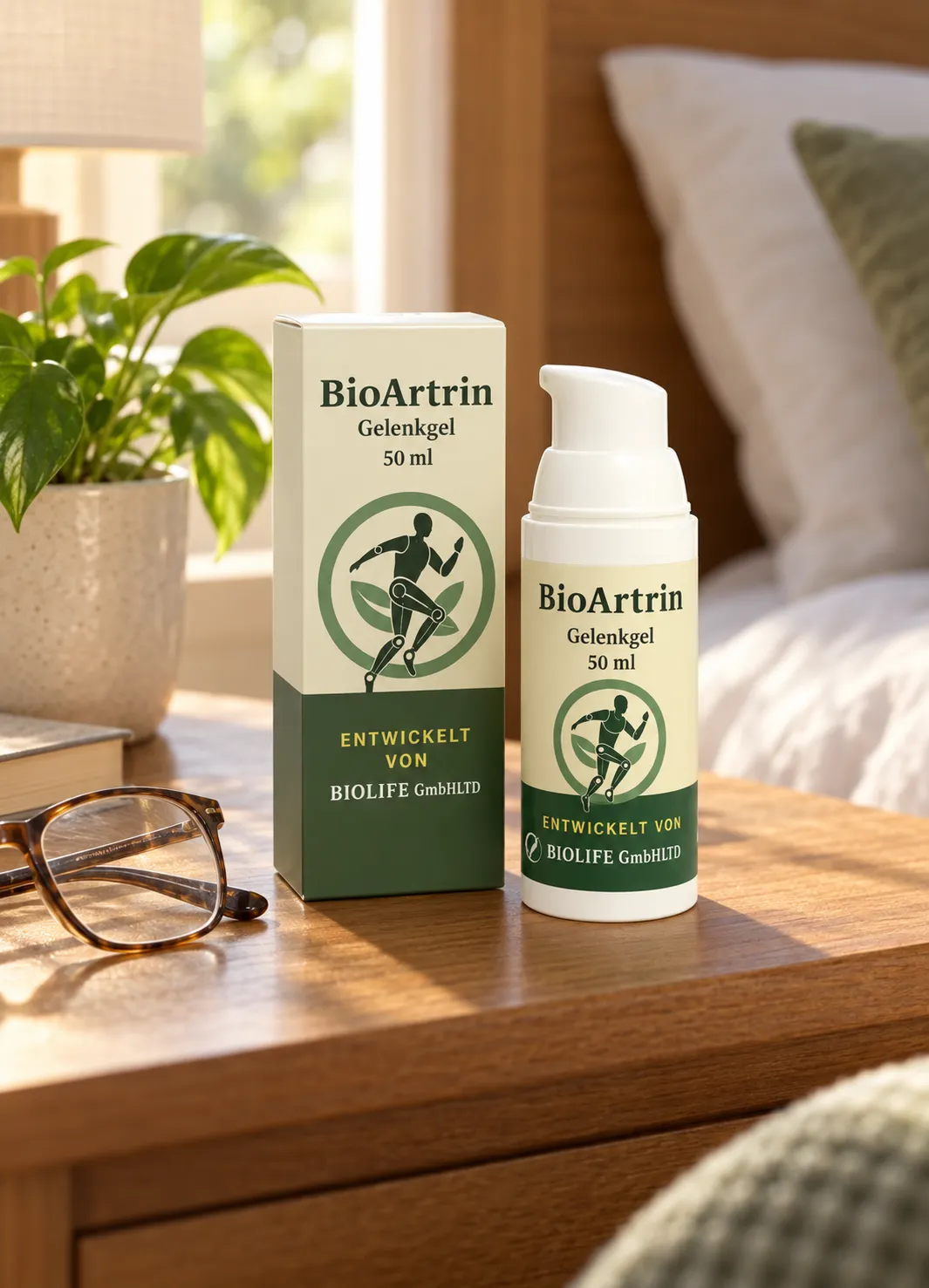 BioArtrin — Verpackung im Alltag