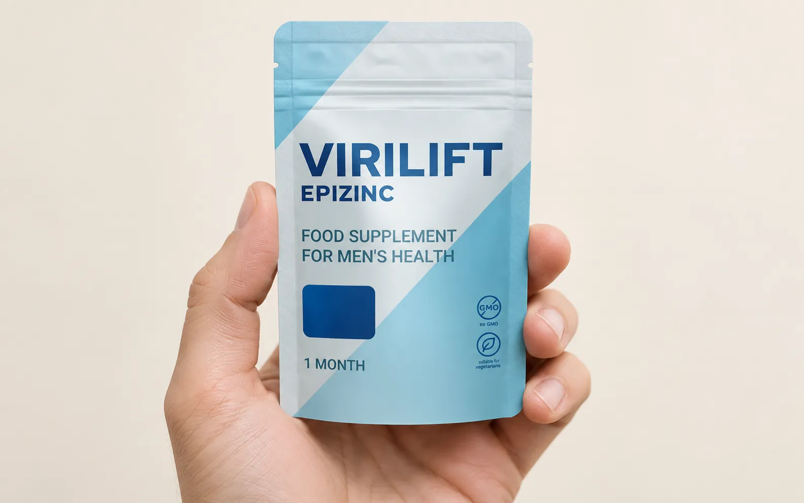 Virilift capsules for prostatitis — Verpackung in der Hand