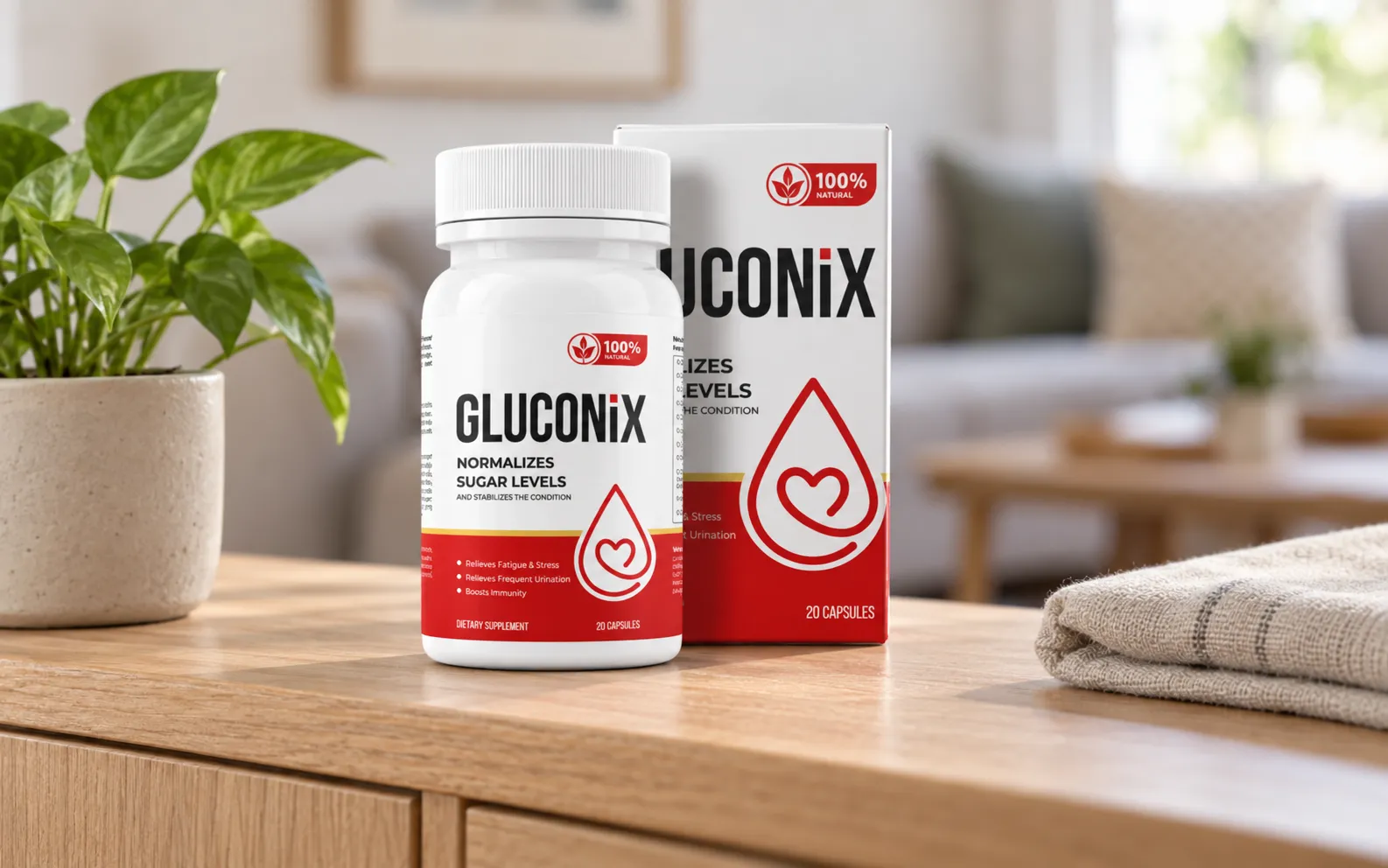 Gluconix — Verpackung im Alltag