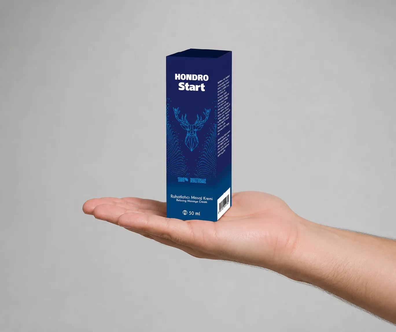 Chondrostart — Verpackung in der Hand