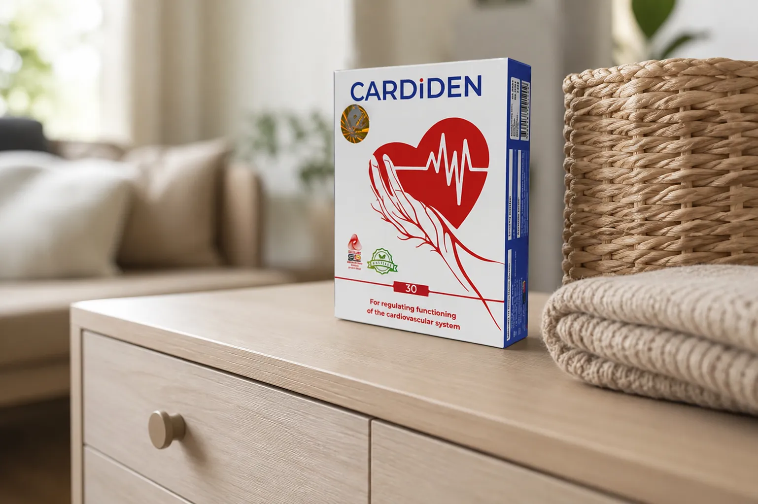 Cardiden — Verpackung im Alltag