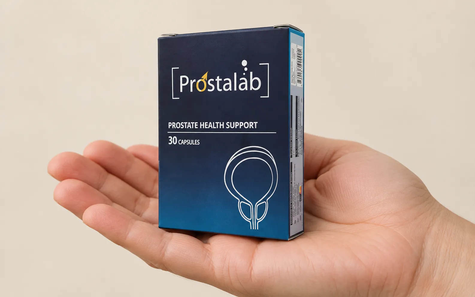 Prostalab — Verpackung in der Hand