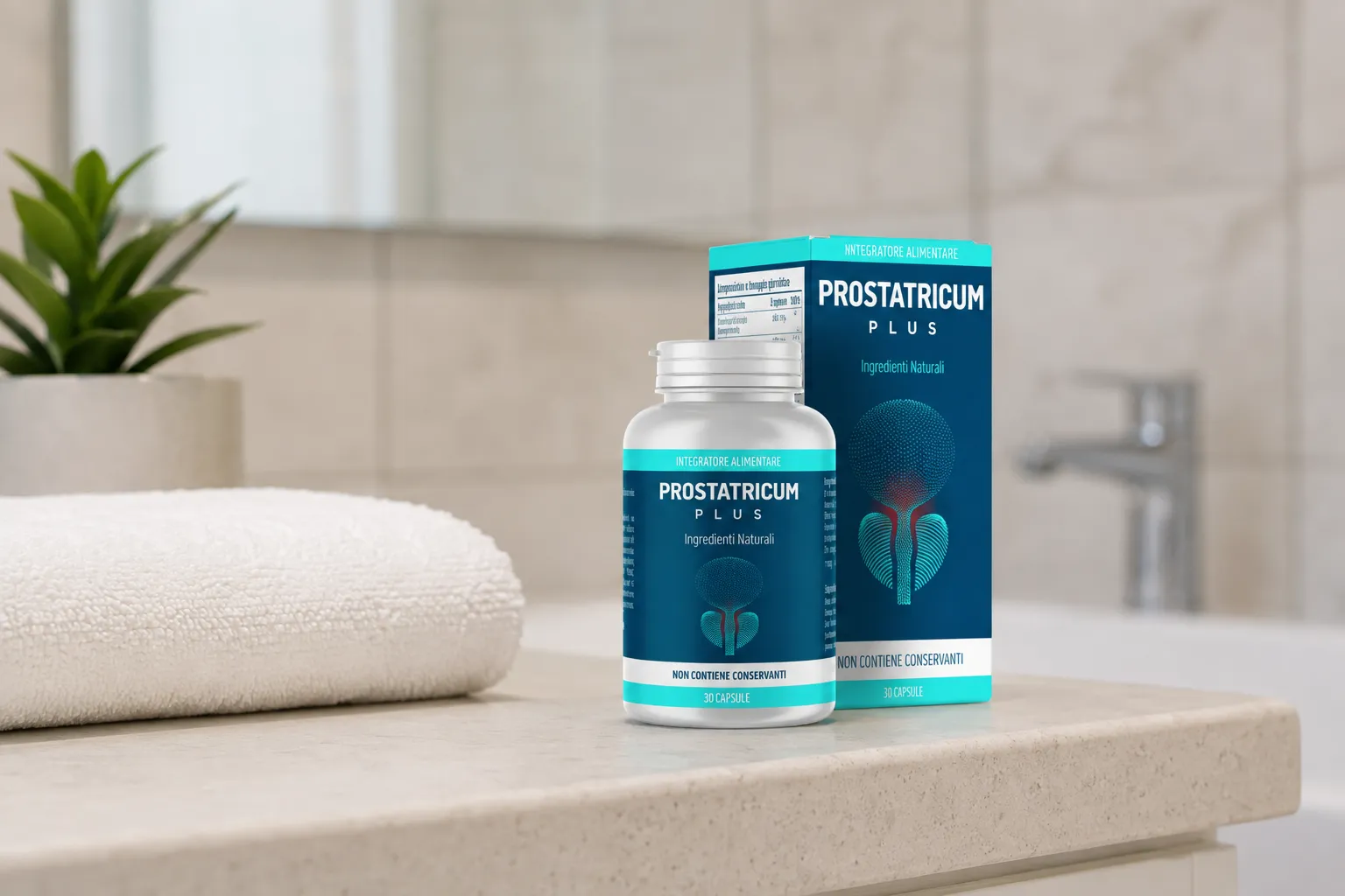 Prostatricum PLUS — Verpackung im Alltag
