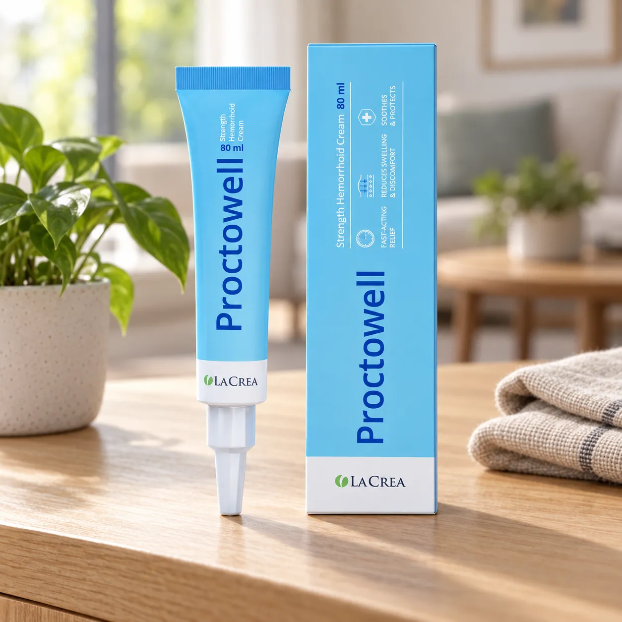 Proctowell — Verpackung im Alltag