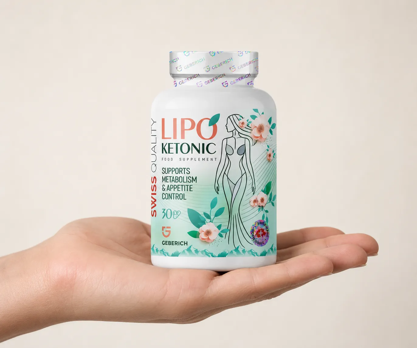 LIPOKETONIC — Verpackung in der Hand