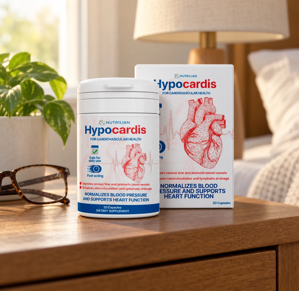 Hypocardis — Verpackung im Alltag