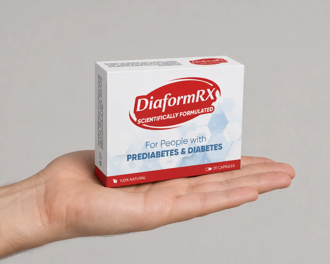 DiaformRX Full price + — Verpackung in der Hand