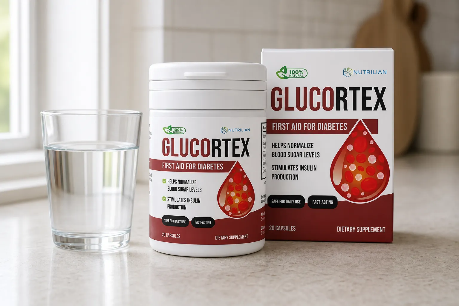 Glucortex — Verpackung im Alltag