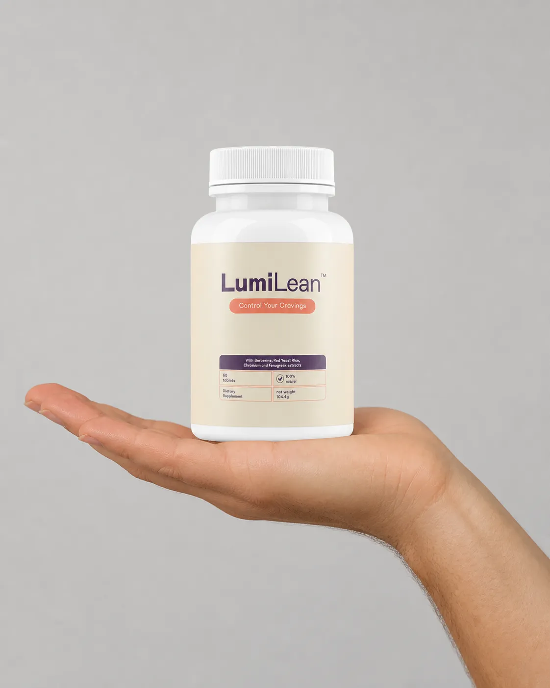 LUMILEAN — Verpackung in der Hand