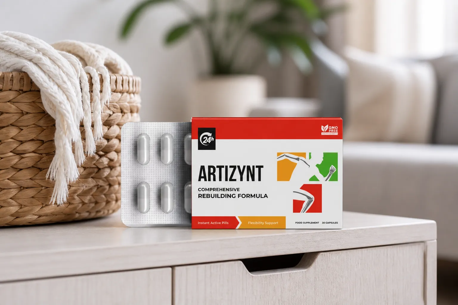 ArtiZynt caps — Verpackung im Alltag