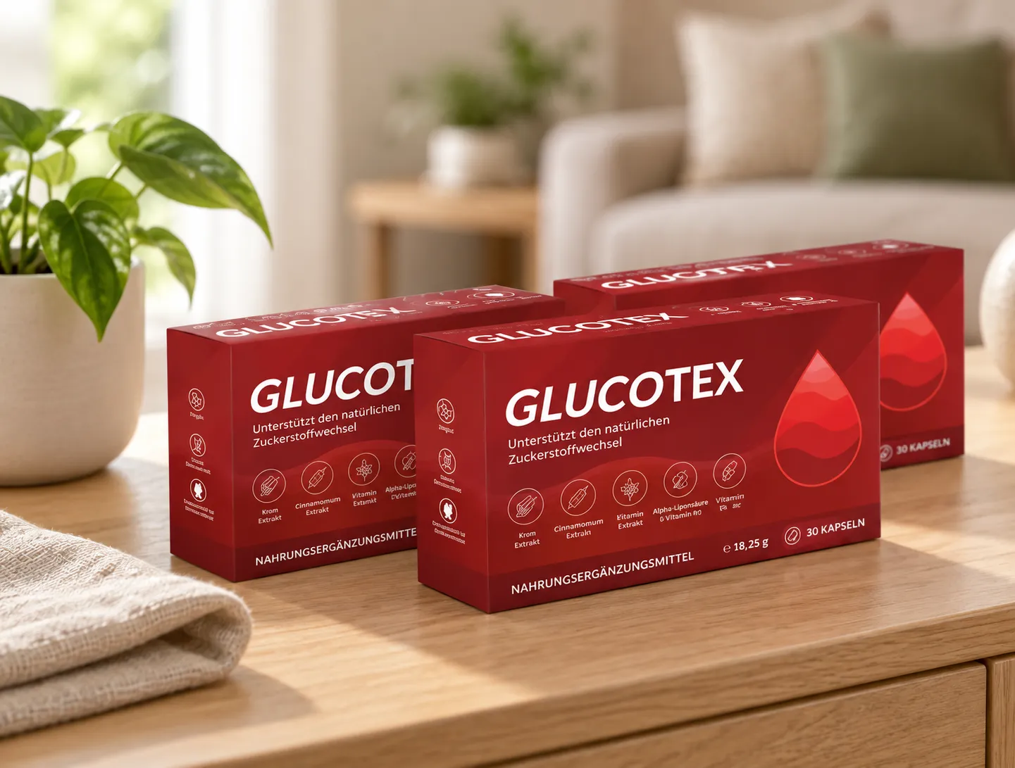 GLUCOTEX — Verpackung im Alltag