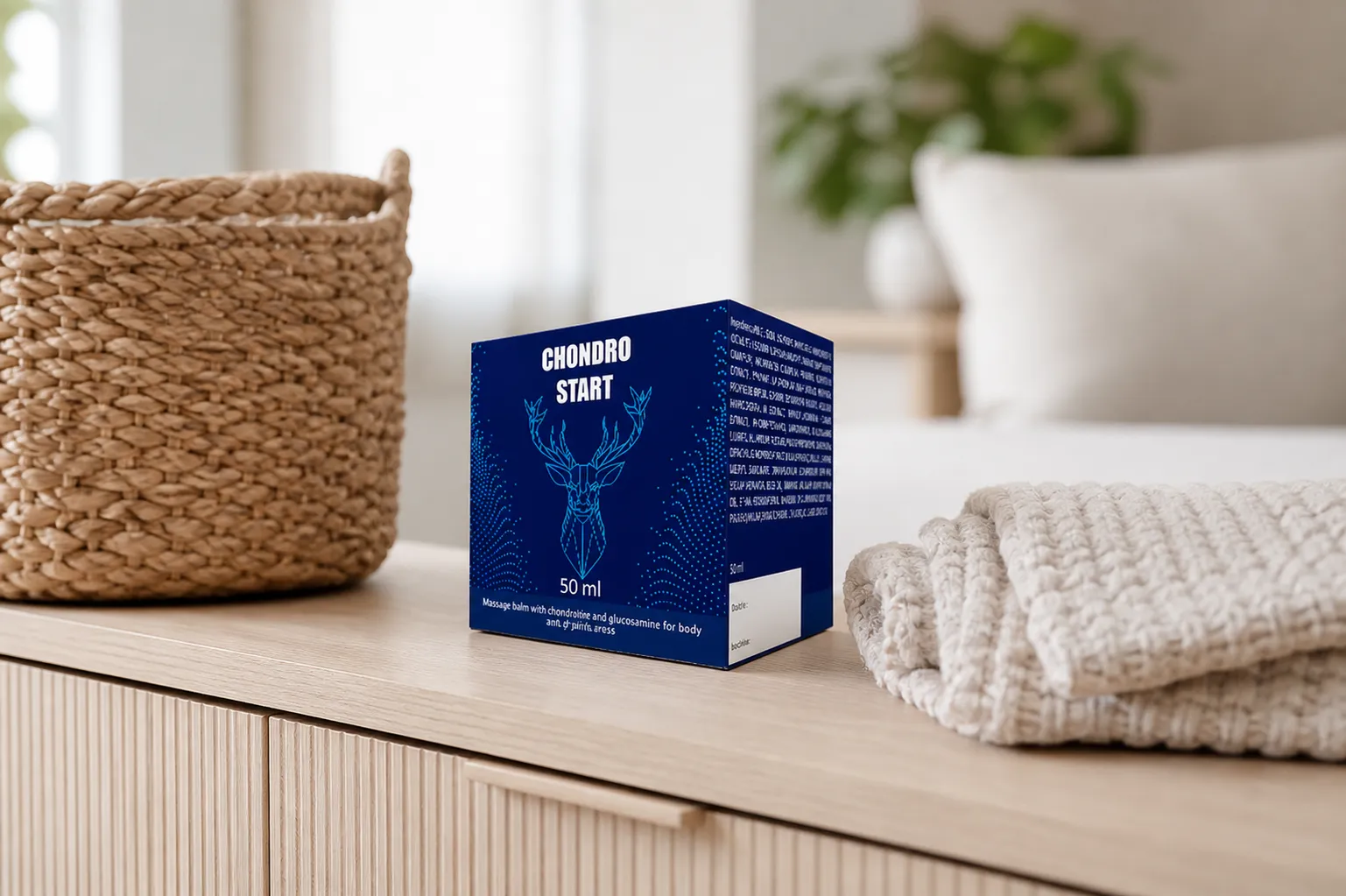 Chondrostart — Verpackung im Alltag