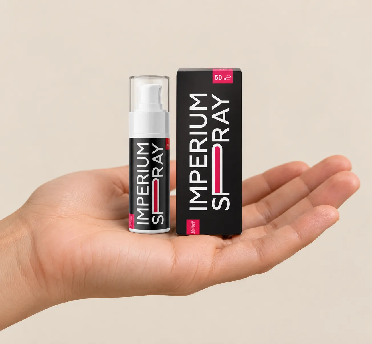 Imperium — Verpackung in der Hand