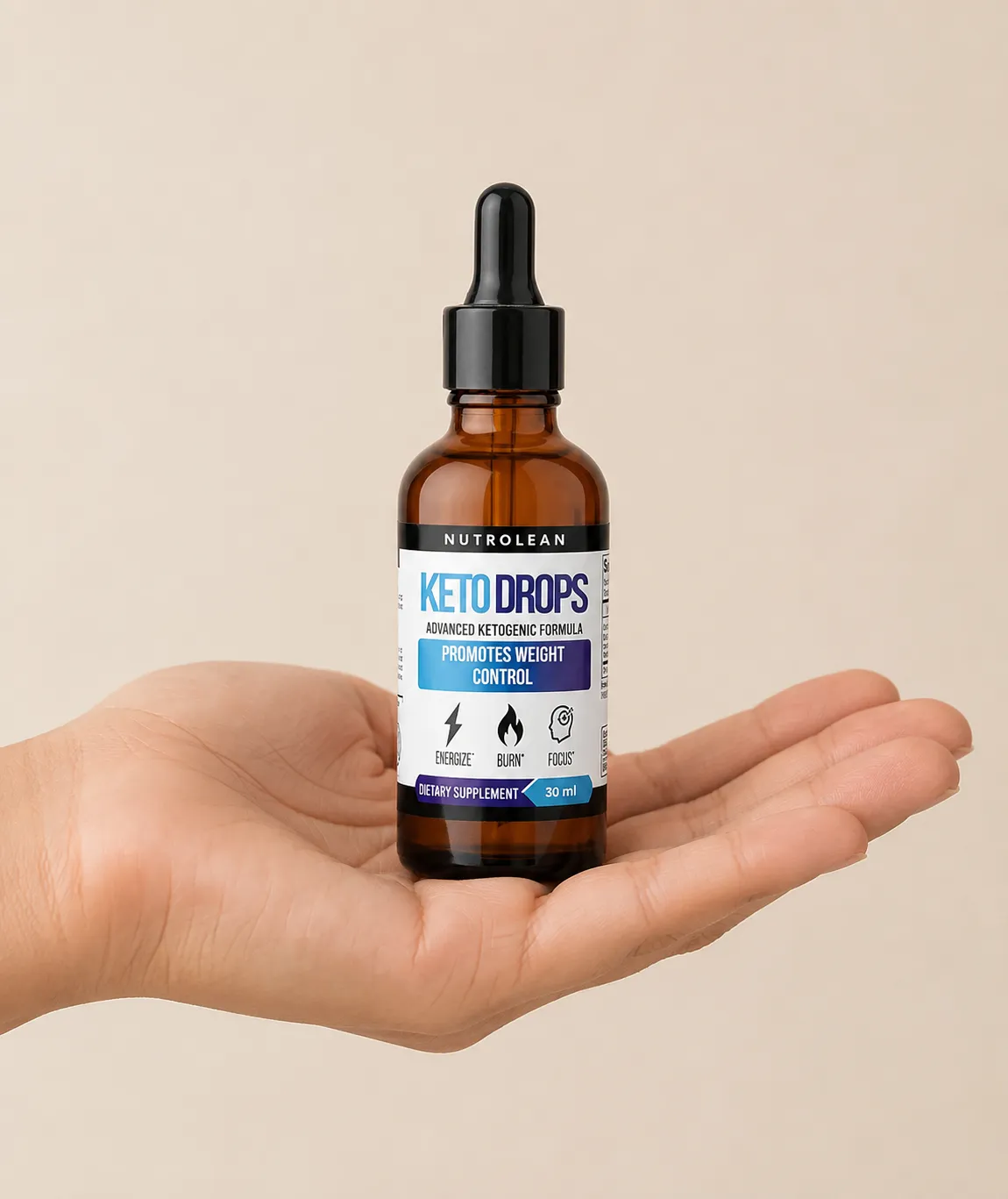 Nutrolean — Verpackung in der Hand