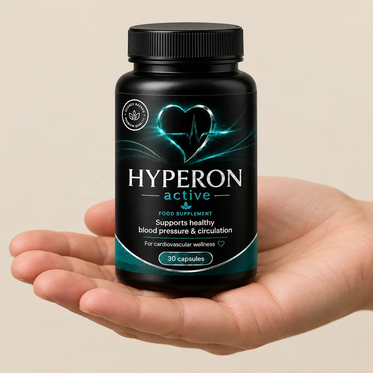 Hyperon — Verpackung in der Hand