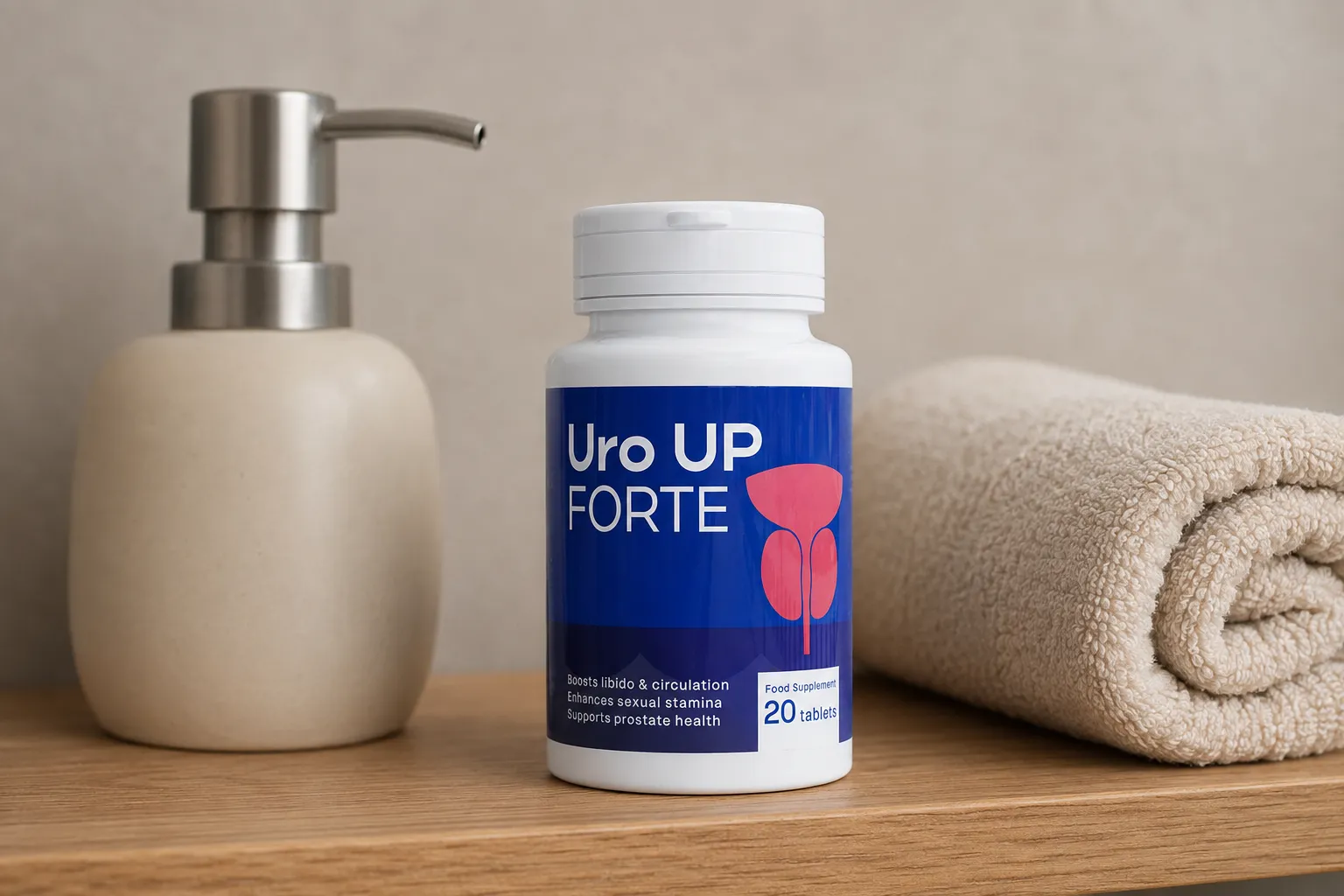 Uro UP Forte — Verpackung im Alltag
