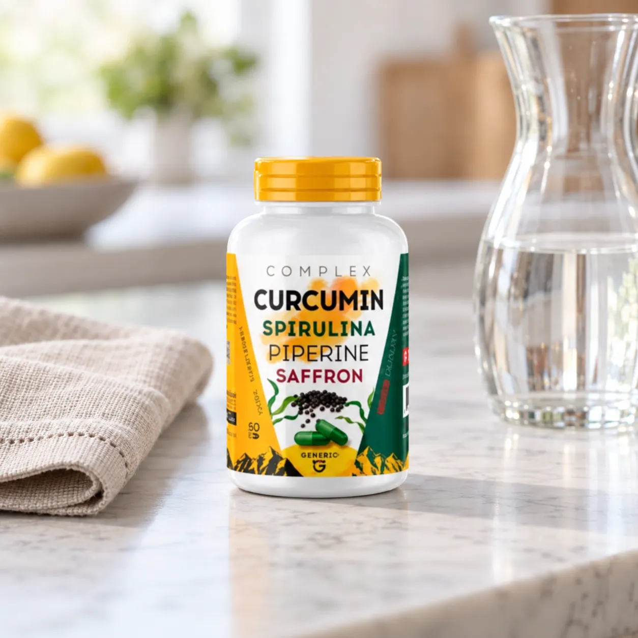 Curcuma Complex — Verpackung im Alltag