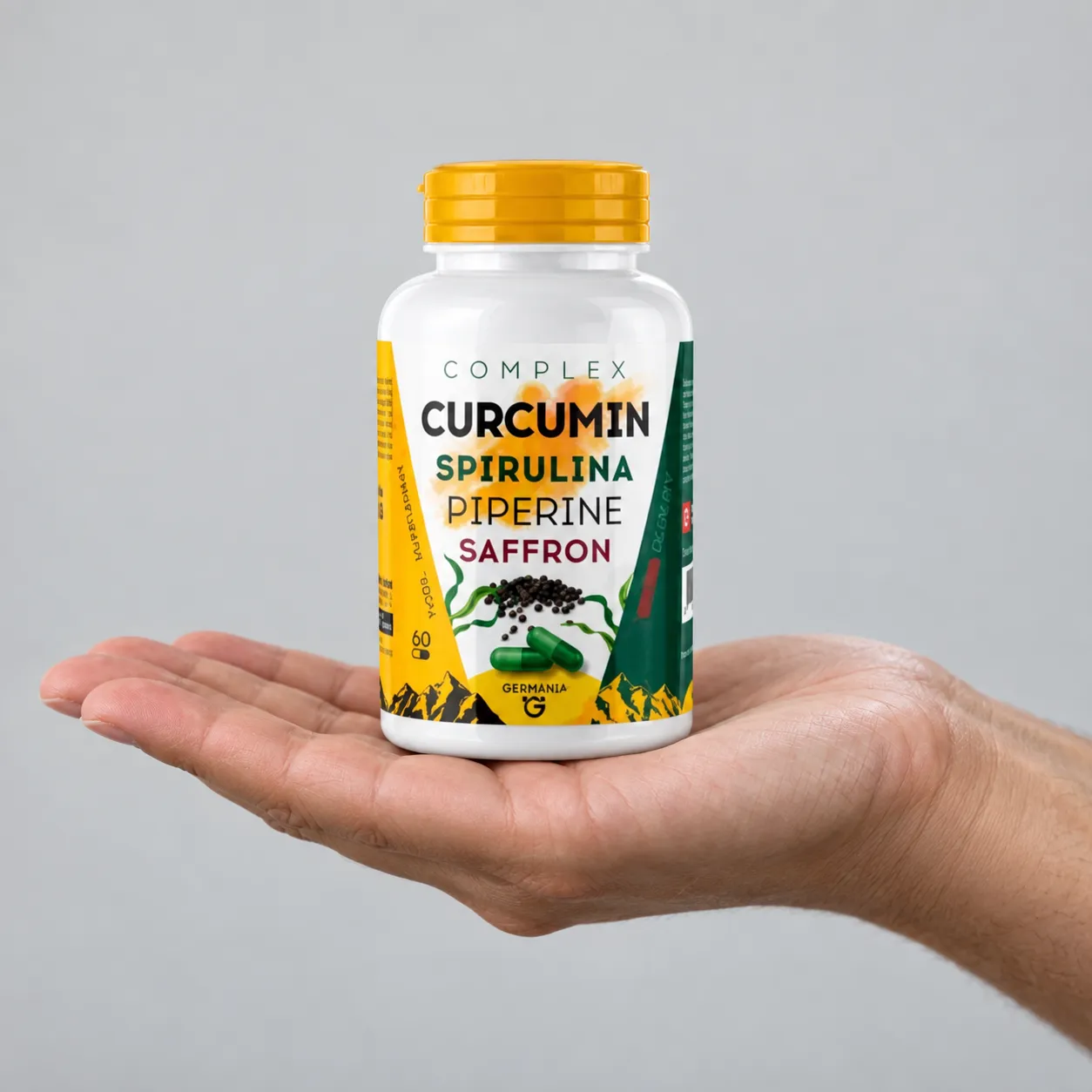 Curcuma Complex — Verpackung in der Hand