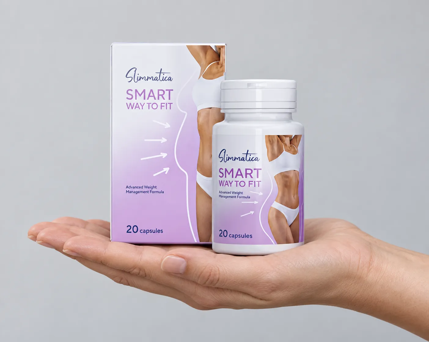 Slimmatica — Verpackung in der Hand
