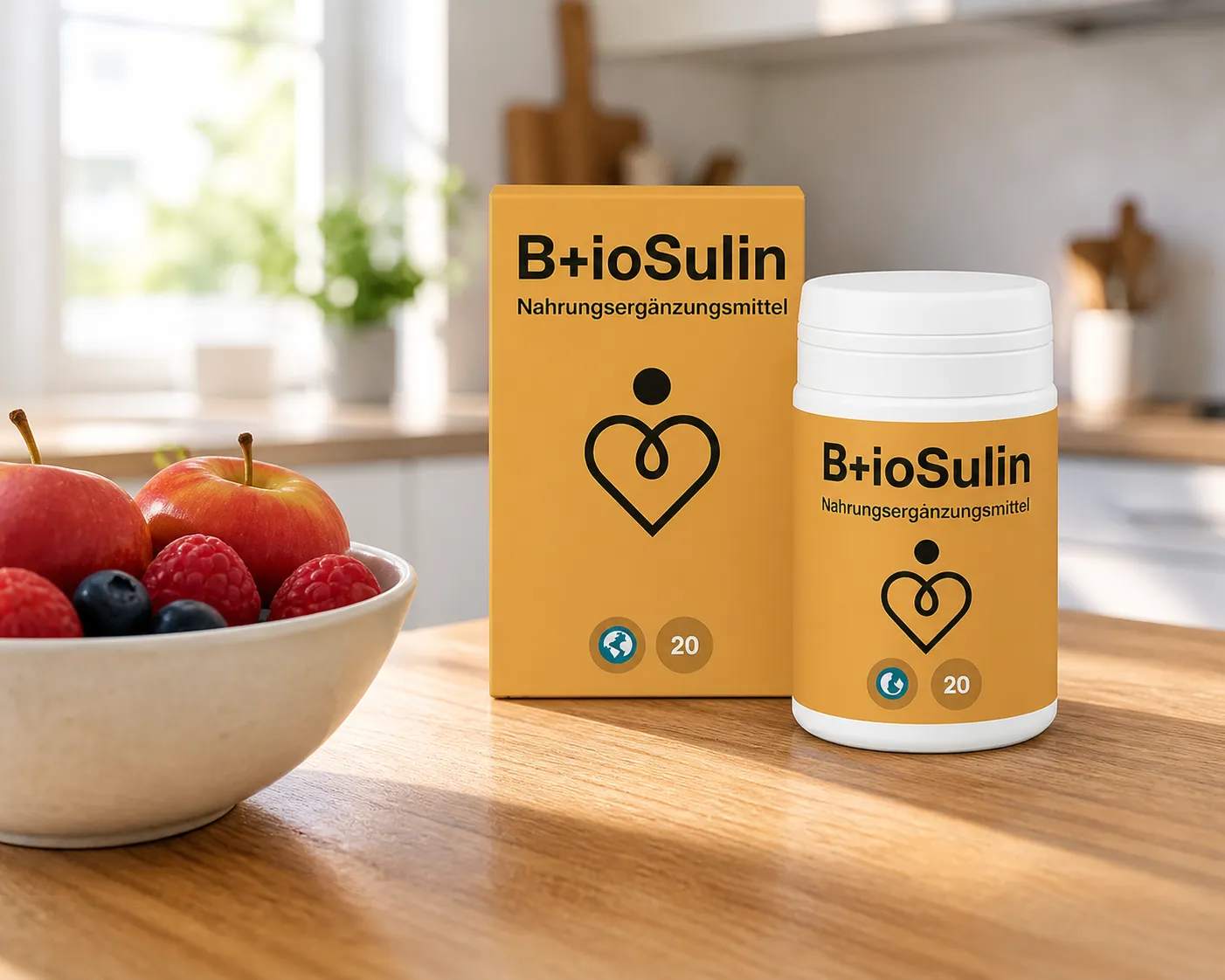 Bio+Sulin — Verpackung im Alltag