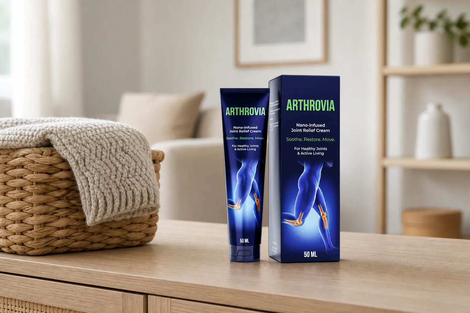 Arthrovia — Verpackung im Alltag