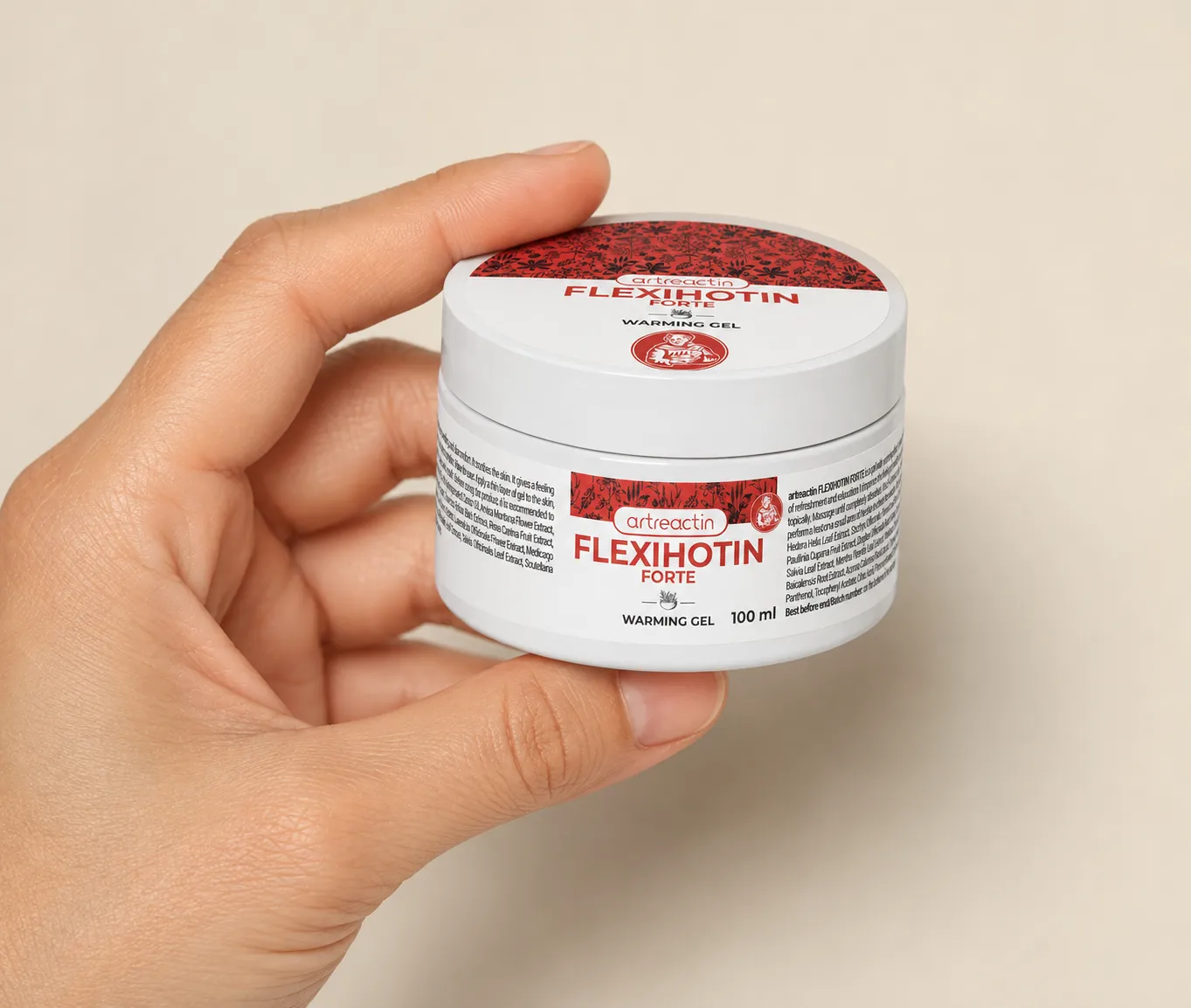 Flexihotin Forte — Verpackung in der Hand