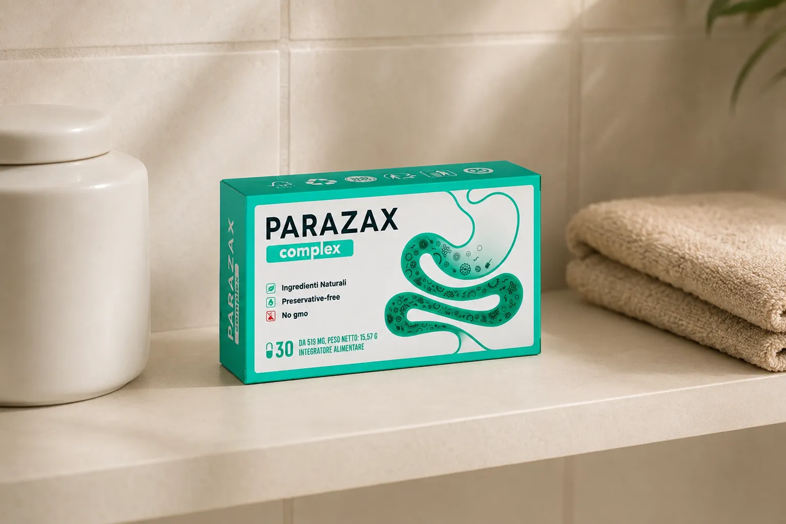 Parazax — Verpackung im Alltag