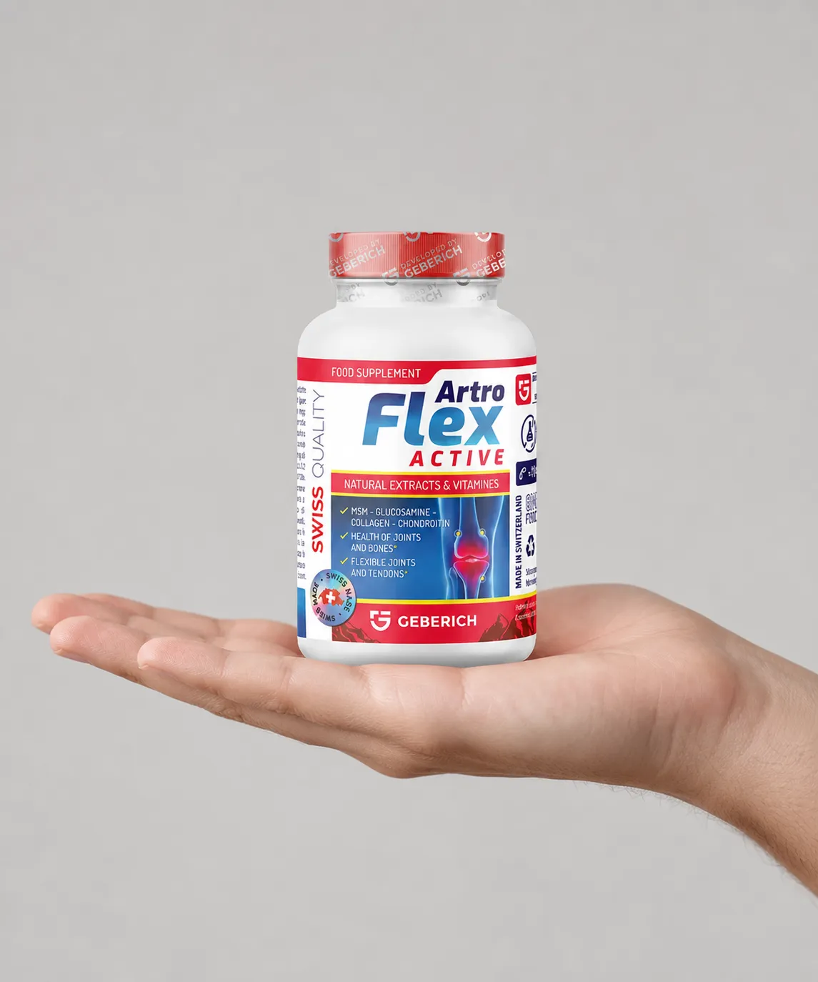 Artroflex — Verpackung in der Hand