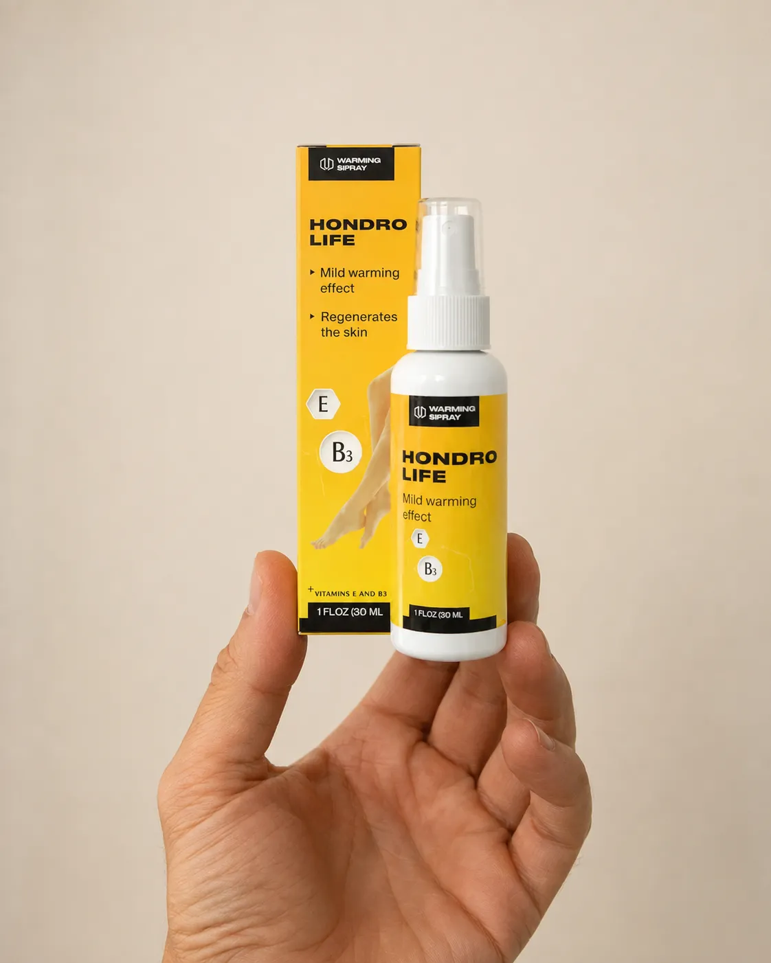 HONDROLIFE — Verpackung in der Hand